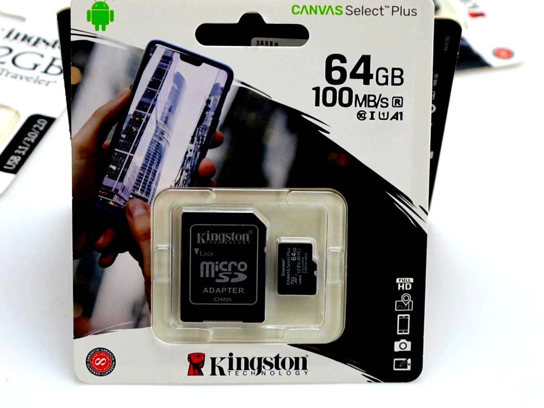 Карта памяти kingston canvas select plus microsdxc 128gb