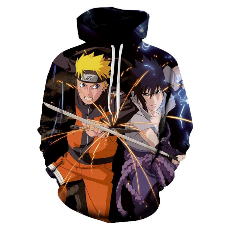 Худи Naruto (Наруто) с персонажами мультфильмов.